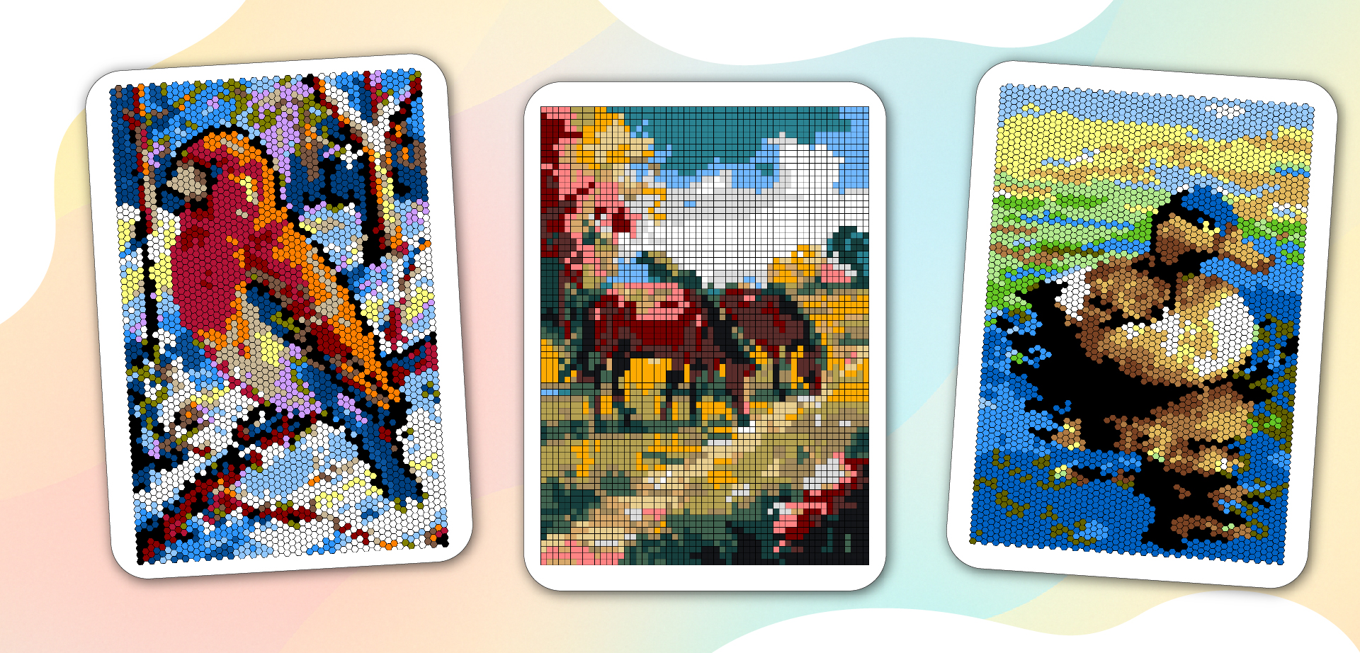 pixel art coloring page – 100 Quest Animal Color By Number